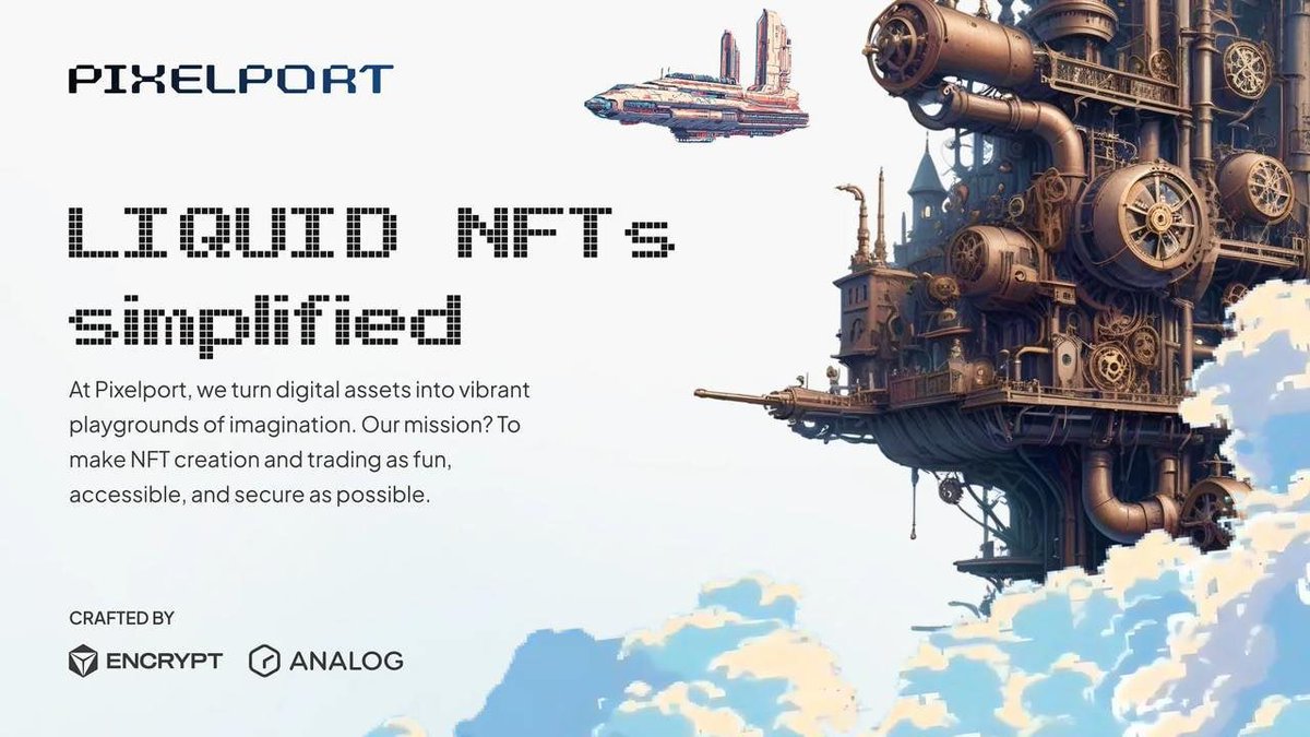 CryptoTotem's tweet photo. Pixelport x Analog Airdrop - award-winning testnet
You can see the detailed guide in our Telegram - https://t.co/ZUxb9mPkcn
#Pixelport #Airdrop #Sepolia #ETH #Testnet #Analog #NFT https://t.co/8entKEjYpQ