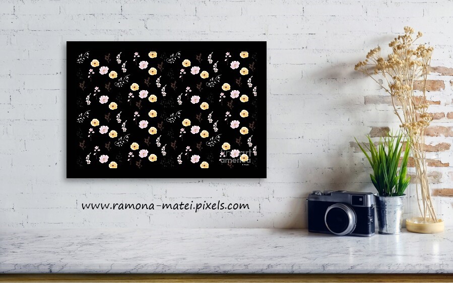 RamonaMateiArt's tweet photo. Pink and Yellow Flowers. 🌸🏵️🌸
https://t.co/Qn1cf1XF3S
#floralart #pattern #darkbackground #flowers #art by #ramonamateiart. https://t.co/cSQzDtR7PH