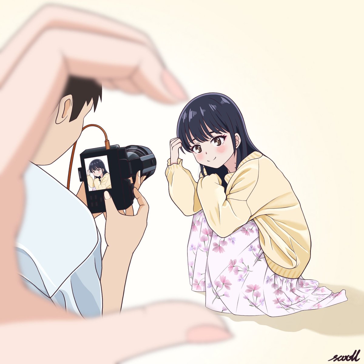 scooll9's tweet photo. Yamada Anna.
It is a drawing based on Youmiya-chan's photo.
山田杏奈。
羊宮ちゃんの写真をもとにした描き下ろしです。
#僕ヤバ 　
#羊宮妃那 https://t.co/3tQk1Sp6lt