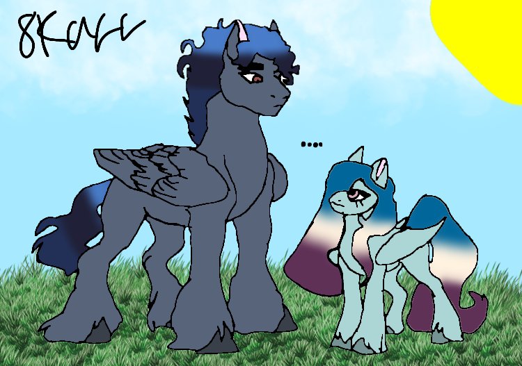 Me and my husband 
Rainbow Jack and king lunar