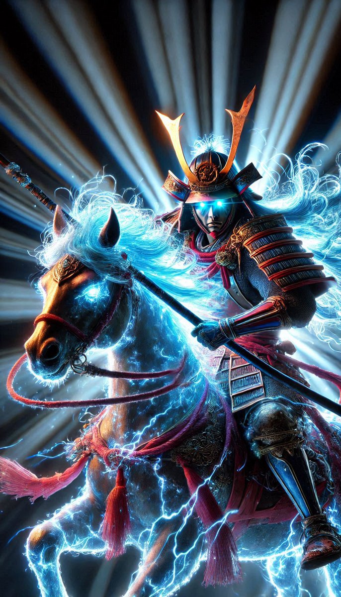 osarthup's tweet photo. #Samurai (侍), Japan’s elite #warriors, followed #Bushido, embodying #honor and #loyalty. #Horses symbolized #strength and loyalty in #battle. Samurai mastered #horseback combat for #war and #rituals. Armored horses in #art reflect the historic bond between #warrior and #steed. https://t.co/BeX9Be3O5c