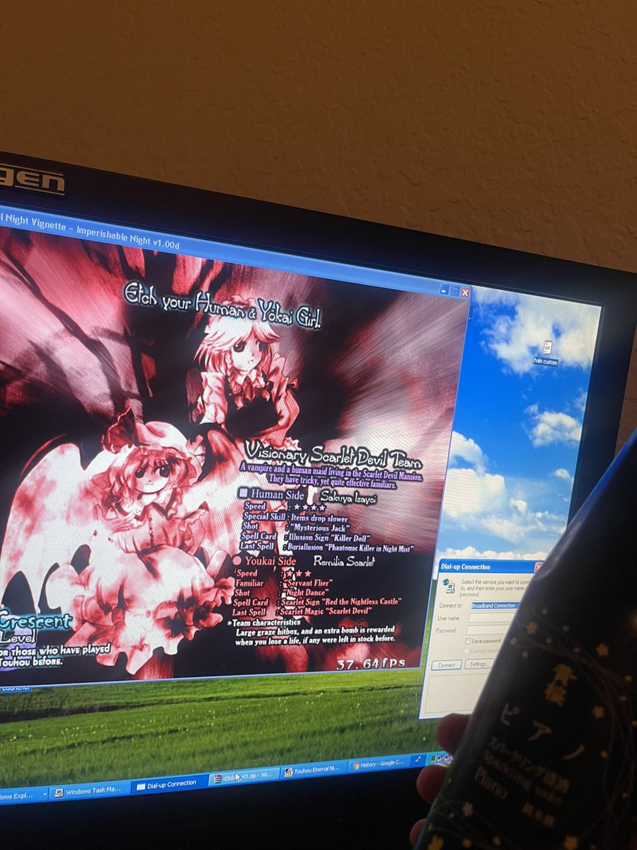 Zuranku's tweet photo. XP gaming 
#東方 #IN8 https://t.co/b6we4WVrNu