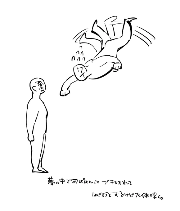 夢の中で走ったり、煽られてキレて殴りかかろうとすると絶対足から浮いていくんやけど私だけなんこれwwwwwww 