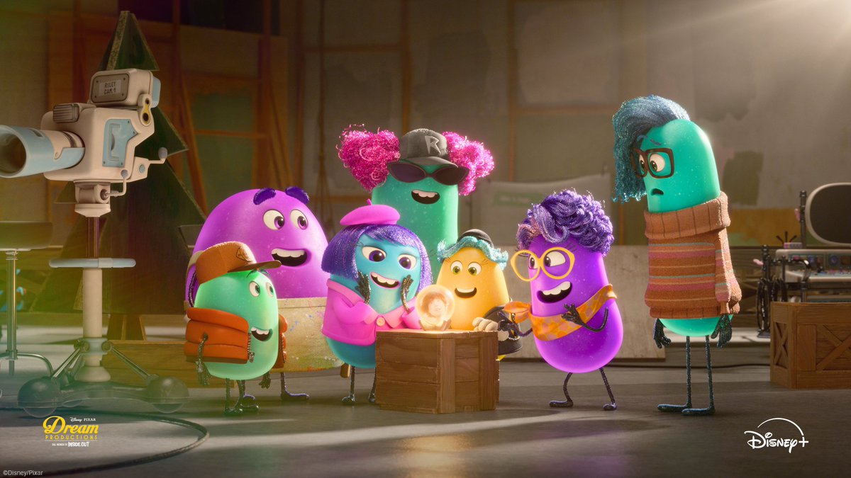 3...2...1...Eeeee azione! 

Tutti gli episodi di #DreamProductions, la miniserie Disney &amp; Pixar ambientata nel mondo di Inside Out, sono ora disponibili su <a href="/DisneyPlusIT/">Disney+ IT</a>.
#DisneyPlus