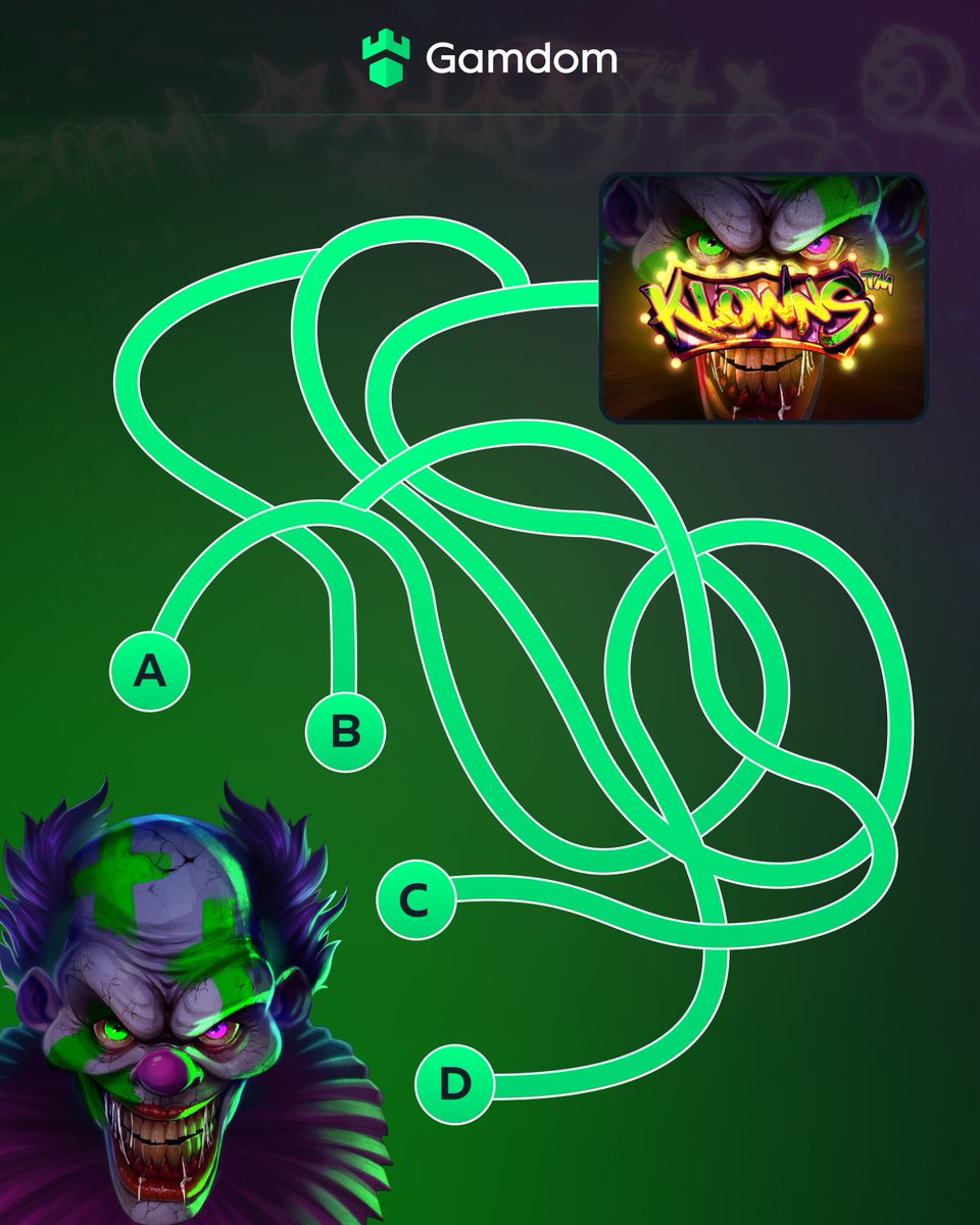 🤡 Find the right way! 🤡

Random few lucky winners on this game will win FREE spins! 🎰

Drop your userID along with your answer + 🔁!