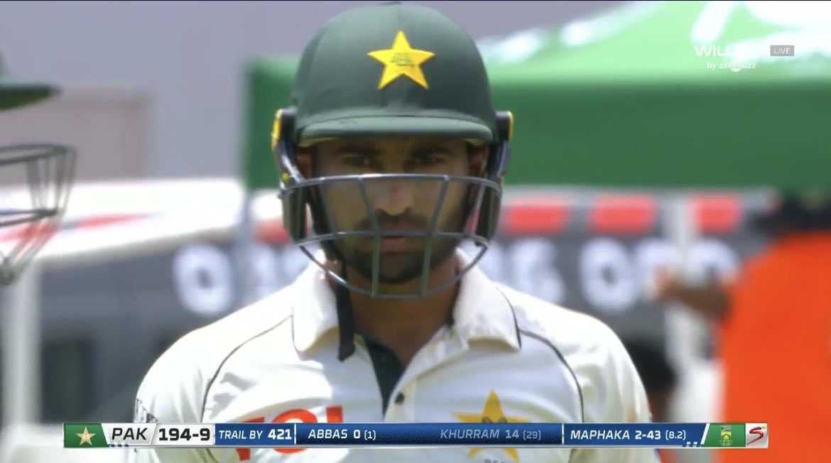 CrickTrack360's tweet photo. Pakistan All Out for 194! 🚨
South Africa enforces the follow-on with a massive 421-run lead. Can Pakistan stage a comeback or is a dominant SA victory on the cards? 🏏🔥 #PAKvsSA #FollowOn https://t.co/MLwK3WjSln