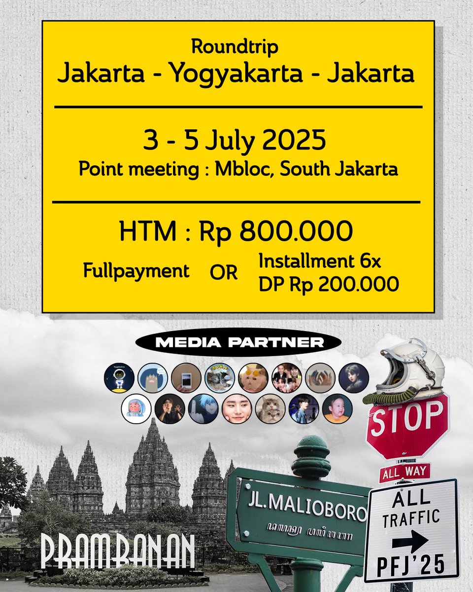 JaDiinProject's tweet photo. JaDiinProject Proudly Present: 
                
✨Open Trip Prambanan Jazz Festival 2025 for Jars✨
               𝕮𝖆𝖘𝖙𝖑𝖊 𝖎𝖓 𝖙𝖍𝖊 𝕻𝖗𝖆𝖒𝖇𝖆𝖓𝖆𝖓

🗓️ 3-5 Juli 2025
💸 800K
DP 200K, Cicilan 6x

Detail info, Term Condition &amp; Pendaftaran 
https://t.co/cC8szEv0a2 https://t.co/v3vb4B6liL