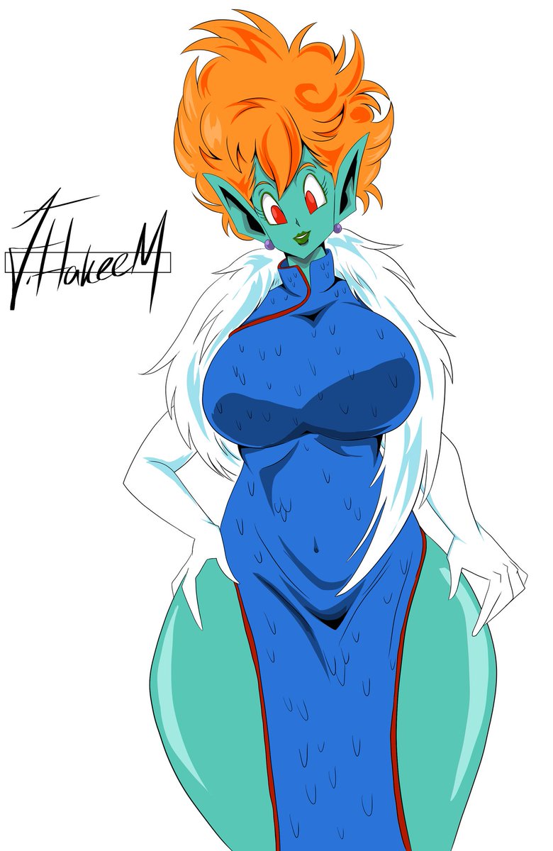 FHSJ's tweet photo. The Year Of The Snake. 1st Time Drawing #PrincessSnake #DragonBallZ #DBZ https://t.co/vQAxkXGYPy