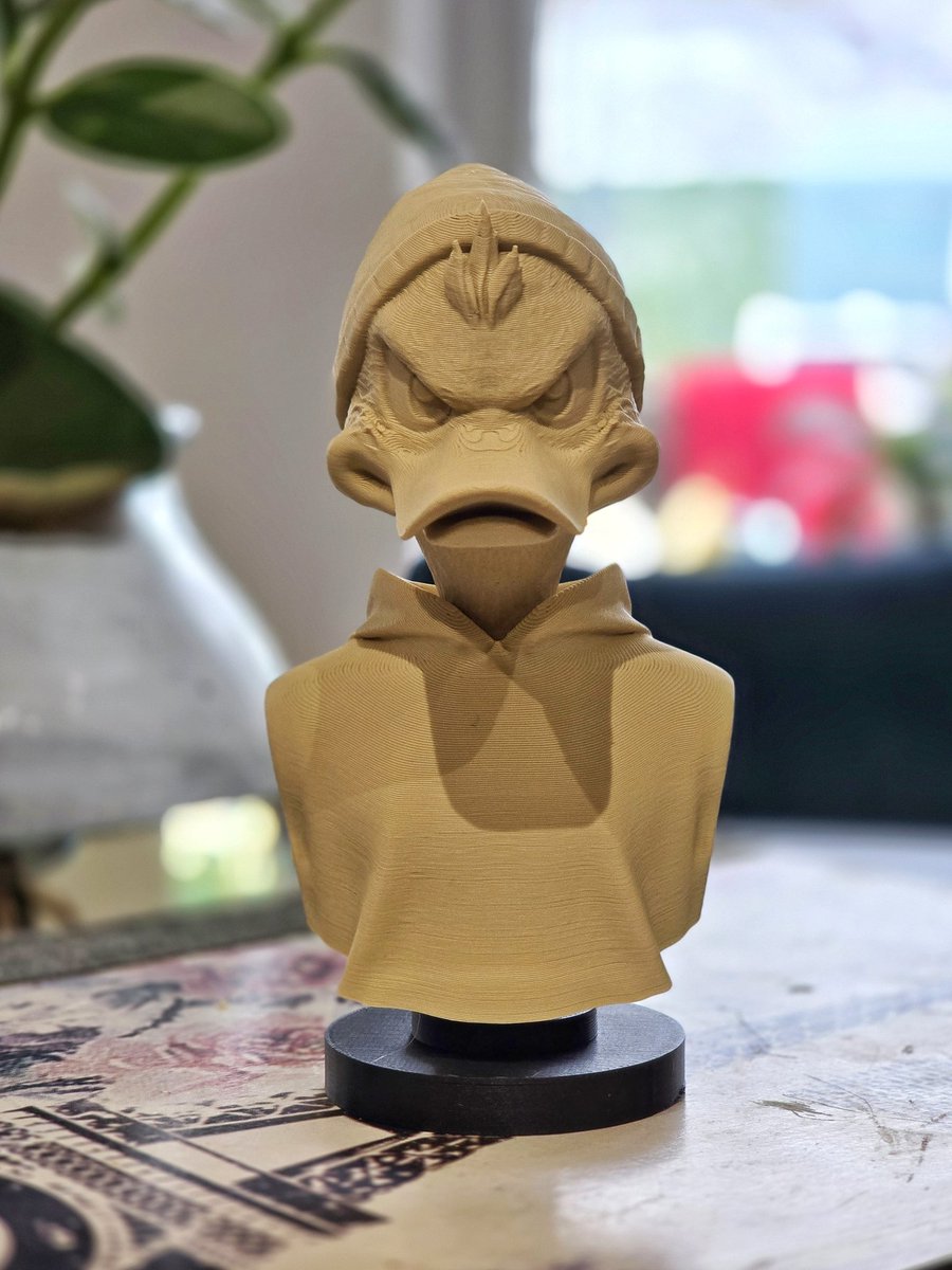 Saddex3D's tweet photo. What a Ducky Duck?

https://t.co/nUBzktGl9U

New sculpt of a coolest dude on the block Ducky Duck :)

If you want to print it just visit @Cults3D and enjoy in the Ducky Duck sculpt :)

#3dprinted on @BambulabGlobal P1S

#3dprint #Duck https://t.co/cllk4bZKdH