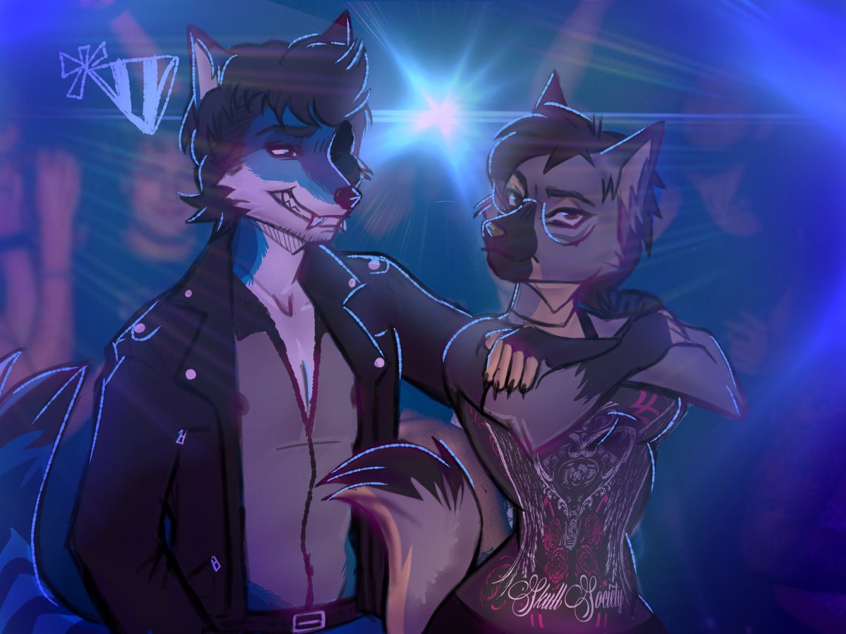 MuttPelt59434's tweet photo. Some personal art i did a while ago as a gift for @trazingthewolf on his bd!

You can find my comms prices on my ig @/mutt.pelt ^^

#furryartwork #furry #furryart #furryartist #furryfandom #furrycommunity #furrycommision #commissionsopen https://t.co/V632oR9S6v