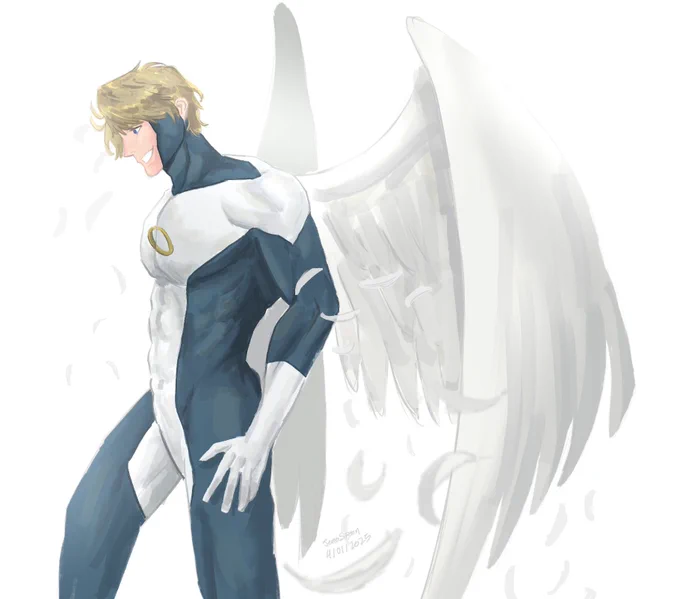 Been reading alotta X-men comics and thought Angel is neat and he should be featured more often  