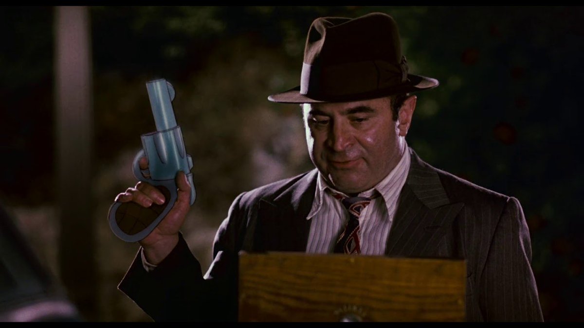 #Bales2025FilmChallenge

Day 4 Revolver in Movie

4) Who Framed Roger Rabbit? - Eddie had a cartoon revolver to go after Doom. 1988 #365Movies 4/5