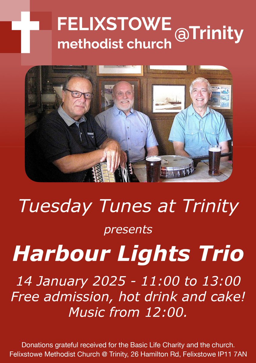 lights_harbour's tweet image. Live near Felixstowe? A free concert on Tuesday January 14