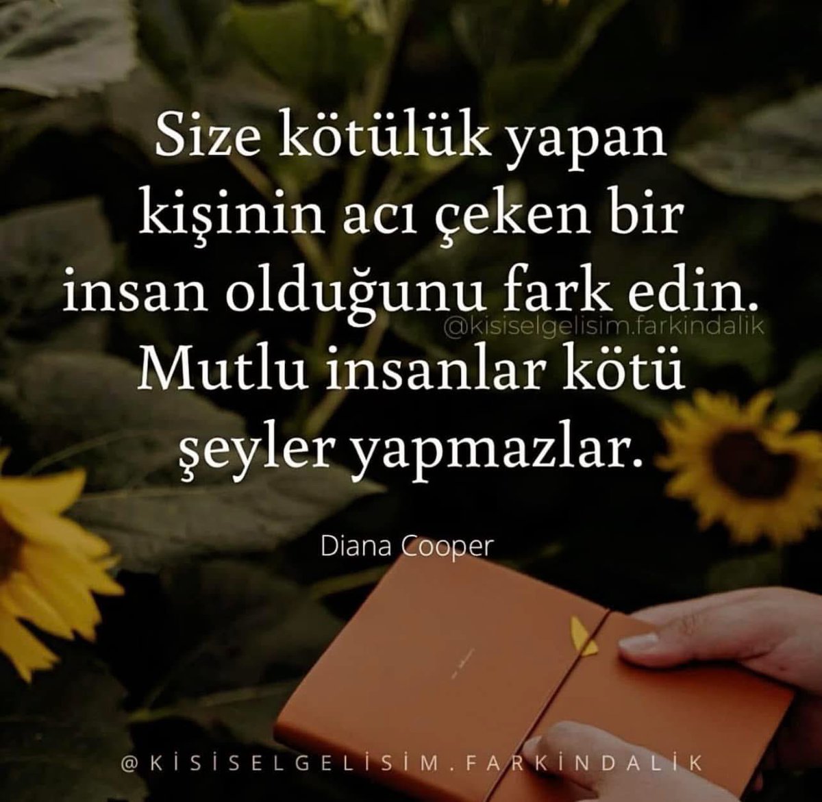 fkisiselgelisim's tweet photo. “Sonunda bir kişinin davranışının, sizinle olduğundan çok kendi iç mücadelesiyle ilgili olduğunu öğrendiğinizde, zarafeti öğrenirsiniz.”

- Paulo Coelho https://t.co/0kzQTaNd5f
