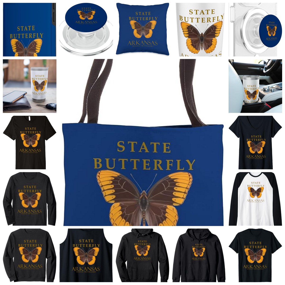 TaicheTees's tweet photo. Arkansas Diana Fritillary Butterfly Design Zip #Hoodie #ArkansasGifts #teepublic #taiche #fritillarybutterfly #butterfly #fritillary #insects #nature #butterflies #wonderfularkansas #stateemblem #naturalstate #usaroadtrip #roadtrip #gifts #arkansasmom https://t.co/1sWn1RYUVw https://t.co/n9RZpeF4ig