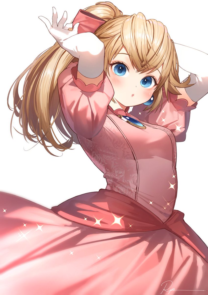 ピーチ姫 「」|ryotaのイラスト