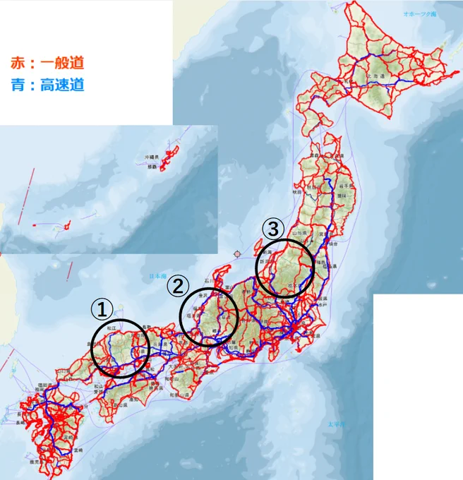 #2025年あなたのおバイク目標を教えて 黒丸の空白地帯を埋めたい。優先度①②③で。 ②③はSSTRに絡めるかなぁ・・・・。 