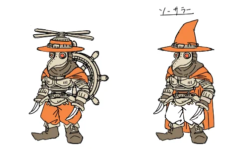 ソーサラー、めちゃくちゃプロペラで飛ばしたかったけど収まりが悪すぎたので普通に魔法使い風に… 