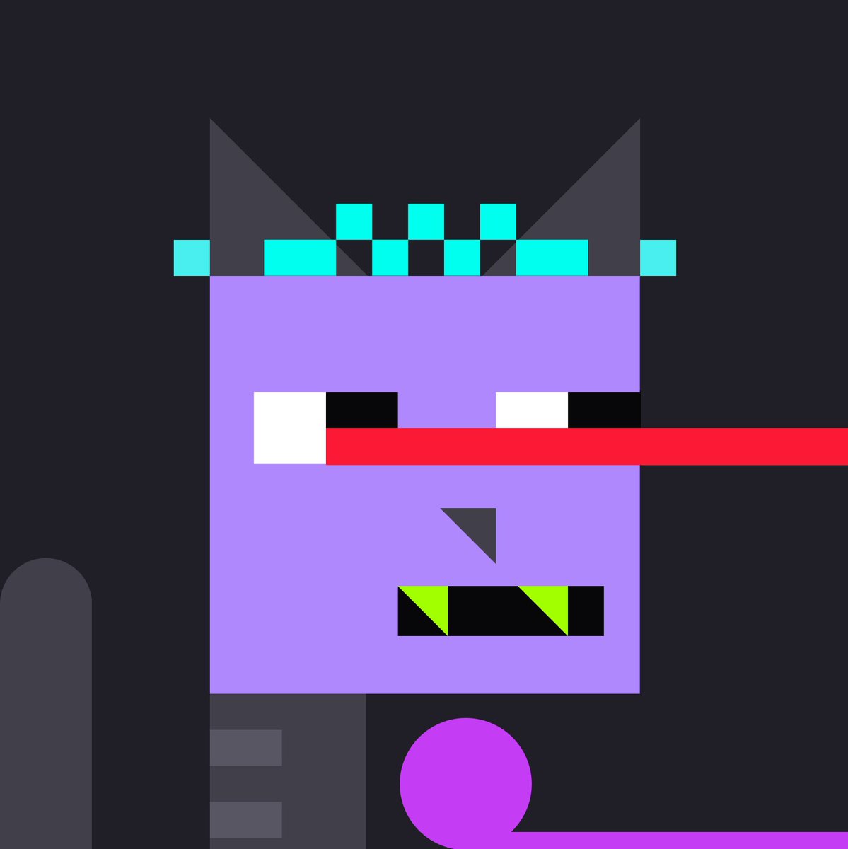 Diamondirty's tweet photo. I wonder if **Alien Tiara** trait will occur in the next litter of cats bitcoin spits out🧐

If so... dibs 😼

@dmtnatcats #dmt #nat #unat #blockdrop https://t.co/g1k9FoNucv