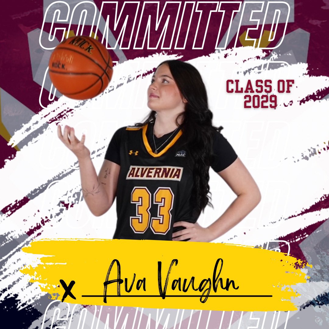 Alvernia University Women’s Basketball would like to welcome Ava Vaughn to our Class of 2029. Ava is a Guard from Team Impact out of Lampeter, Pa. We are so excited to have you become a member of our Golden Wolves Family!! #auwbb #goldenwolves #earsup