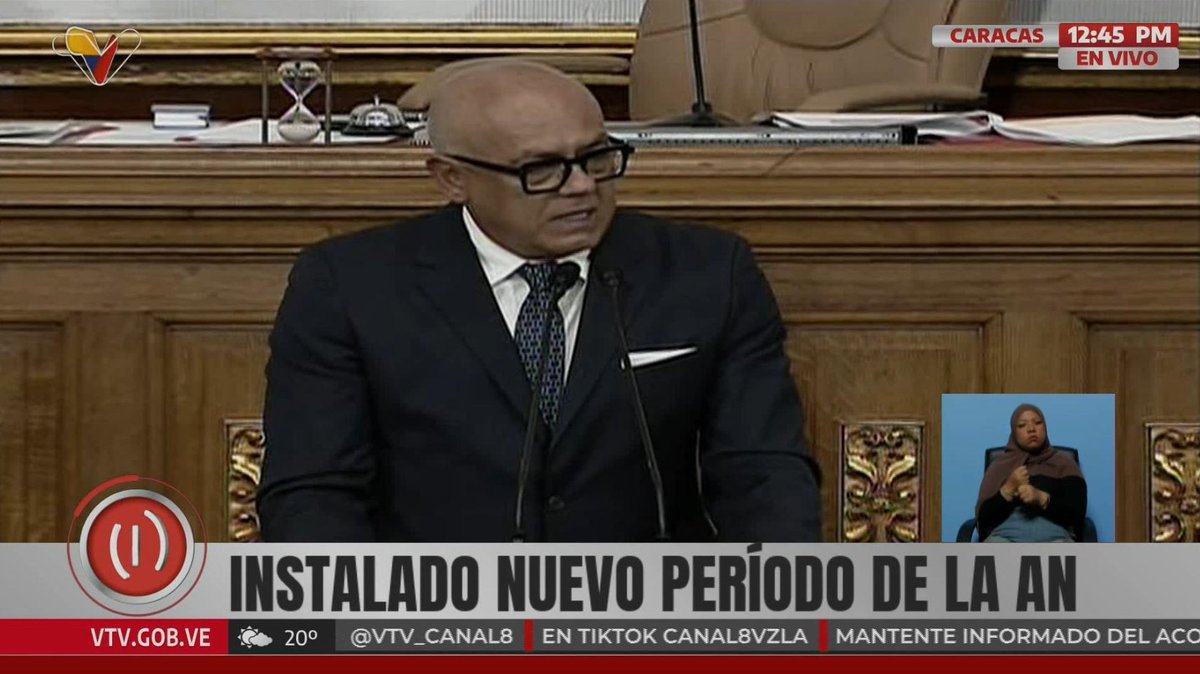Jorge Rodríguez señala que, en la 1era sesión ordinaria de la AN el martes #7Ene, solicitará que se declare como personas no gratas a los expresidentes de otros países (como Mireya Moscoso, Vicente Fox, Felipe Calderón o Tuto Quiroga) que afirman que ingresarán a Venezuela en los