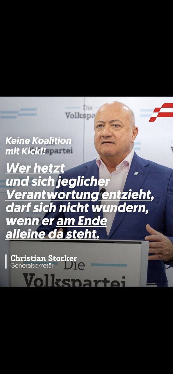 HBrandstaetter's tweet image. War dieses Statement heute? ⁦@volkspartei⁩ , oder ist eh alles wurscht ? ⁦@_CStocker⁩