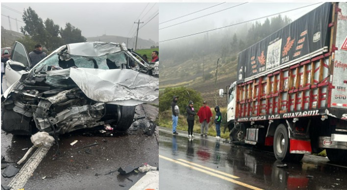 especialnoticia's tweet photo. 🛑Una persona falleció en un siniestro de tránsito ocurrido en #Columbe, cantón #Colta.
🛑El impacto se produjo entre un vehículo liviano y un camión, otra persona resultó herida y fue llevada al hospital de #Guamote. https://t.co/agqz8qW3wG