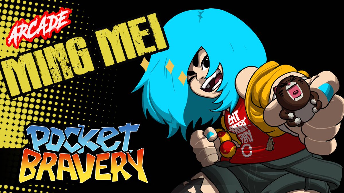 Eae pessoal, blz? 
Vídeo novo no canal!
Minha primeira jogatina do modo arcade de Pocket Bravery com a Ming Mei. 
Assista aqui: youtu.be/HXylRk1P89U
#pocketbravery #mingmei #jogosdeluta