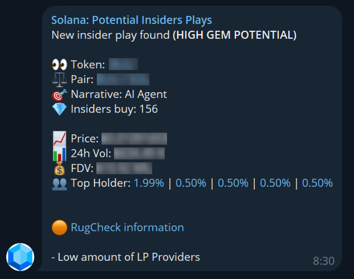 WhaleNoName's tweet photo. I gave AI Agent #FARTCOIN - it did x9.3

Now, my bot has tracked a potential 100x AI memecoin that is being bought up by many insiders

I’m ready to share the CA with 10 FOLLOWERS, giving you the chance to change your life

To participate: FOLLOW, LIKE, REPLY and COMMENT

Results in 24 hours. GL!
