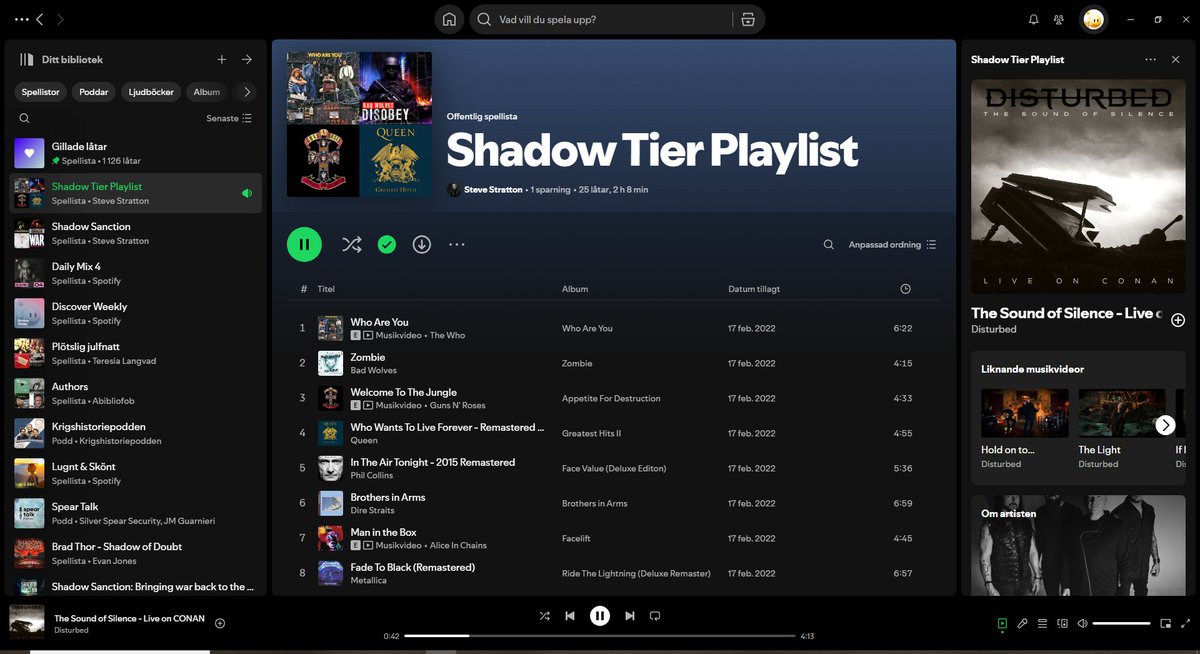 Abibliofob's tweet photo. Listening to some good track thanks to @strattonbooks
#WolfPack #ShadowTier https://t.co/DDwJb3tjWo