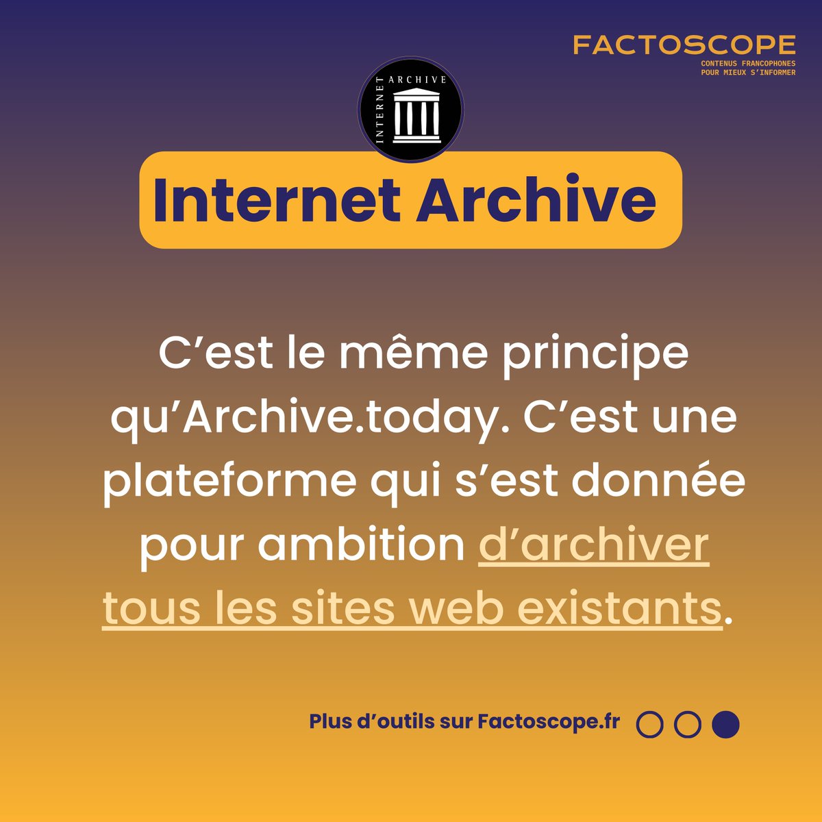 Factoscope - Vérification et EMI tweet media