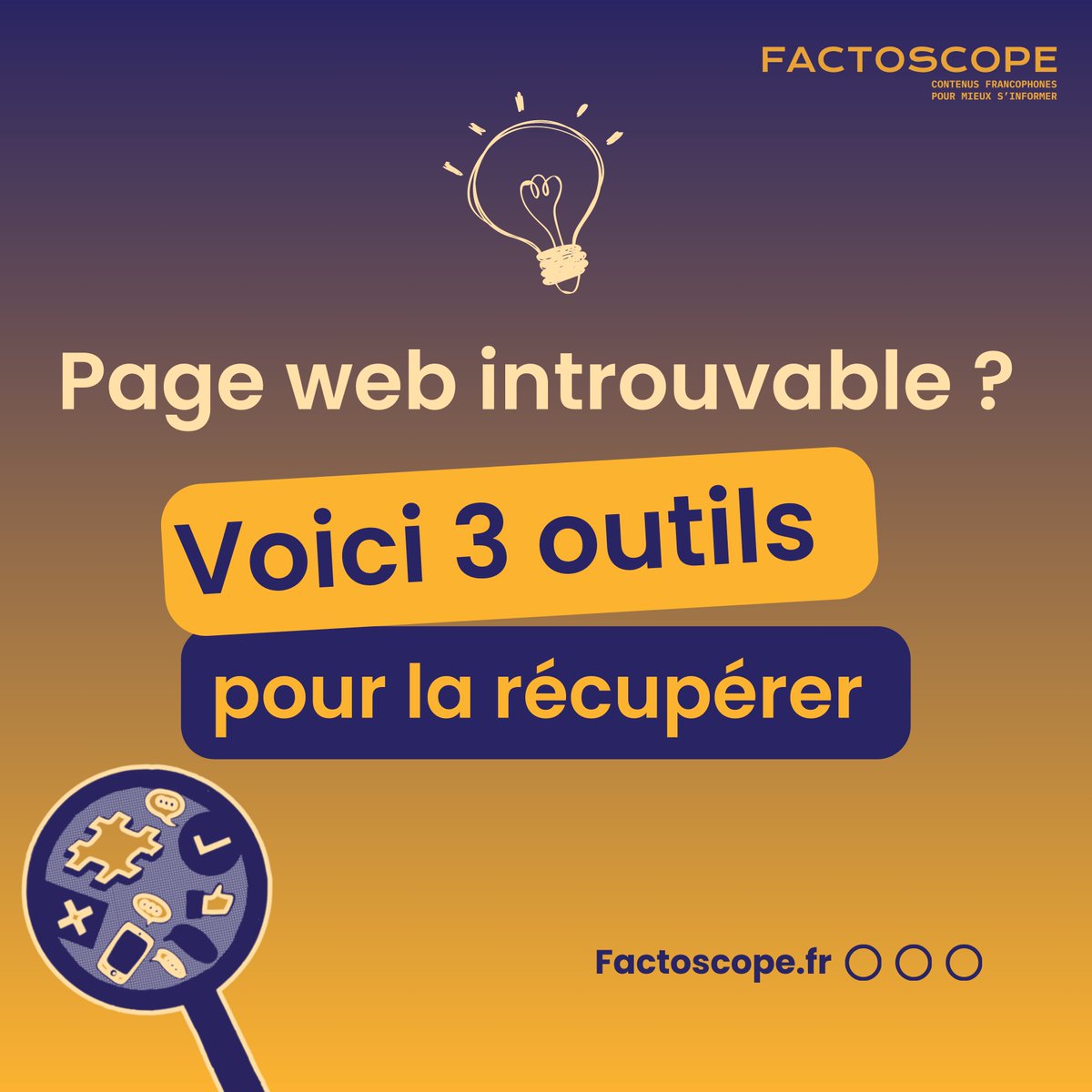 Factoscope - Vérification et EMI tweet media