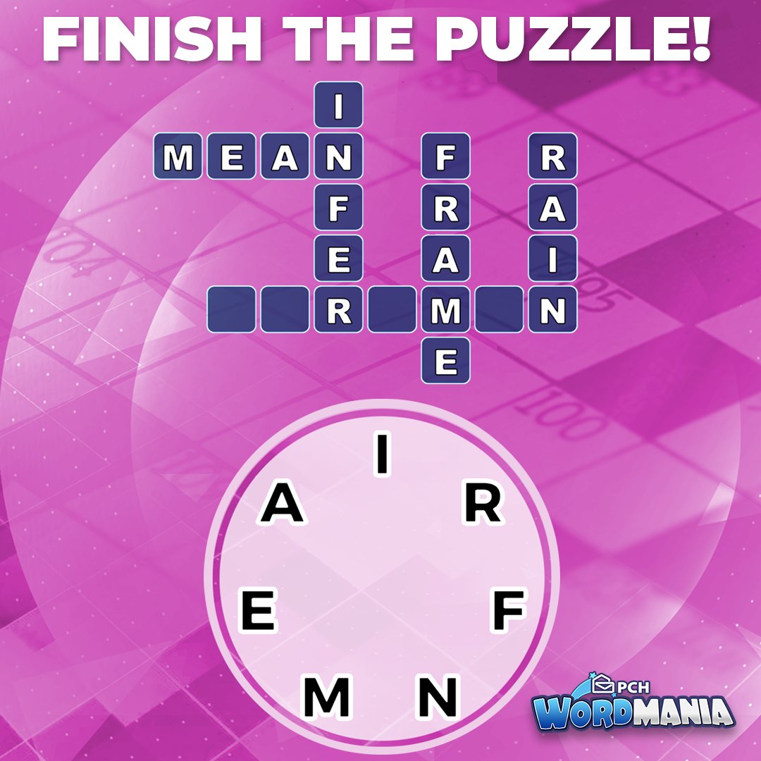PCH Wordmania! tweet media
