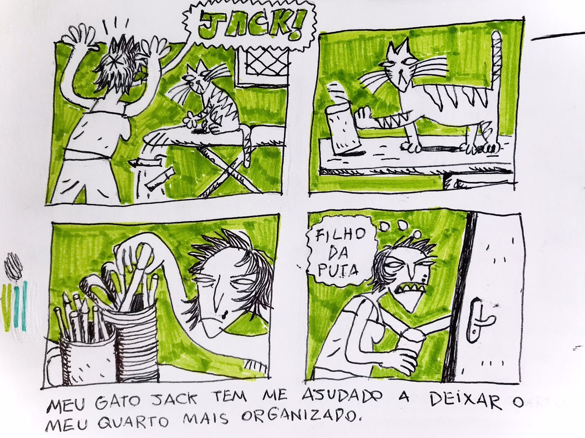 Quadrinho sobre meu jack