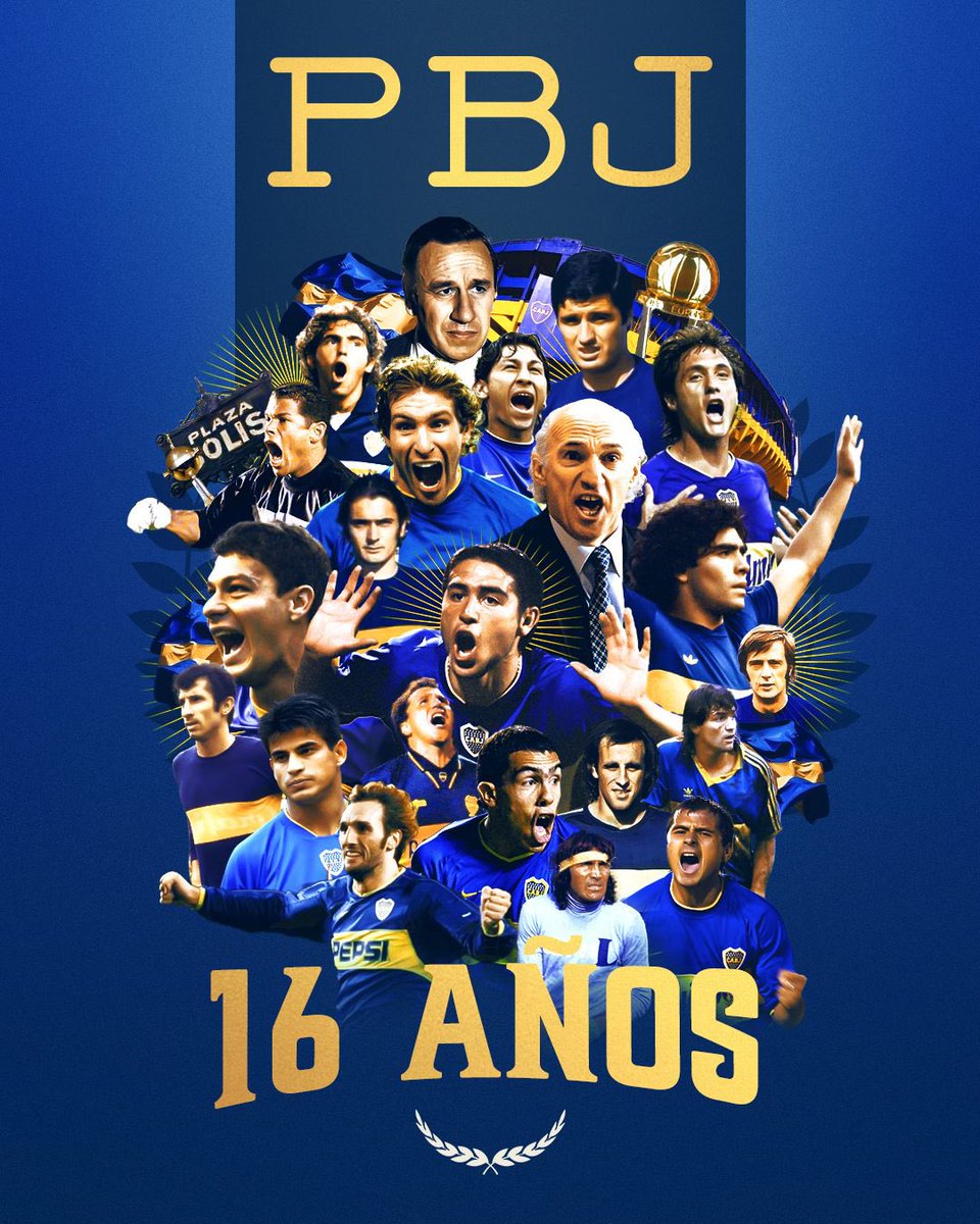 PlanetaBoca's tweet image. 🎂 𝟏𝟔 𝐀𝐍̃𝐎𝐒 𝐃𝐄 𝐏𝐁𝐉
🥂 Planeta Boca Juniors celebra hoy un nuevo aniversario. Estamos de festejo y queremos agradecerles a ustedes por estar del otro lado hace tanto tiempo.
Ni en las buenas, ni en las malas: siempre al lado del Único Grande. ¡Vamos por más!
🔵🟡🔵