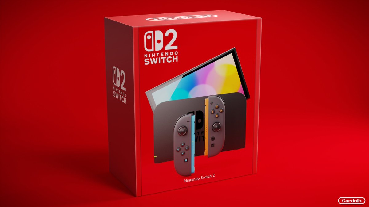 CardnlH's tweet image. Revised Nintendo Switch 2 Concept #NintendoSwitch2 #Nintendo