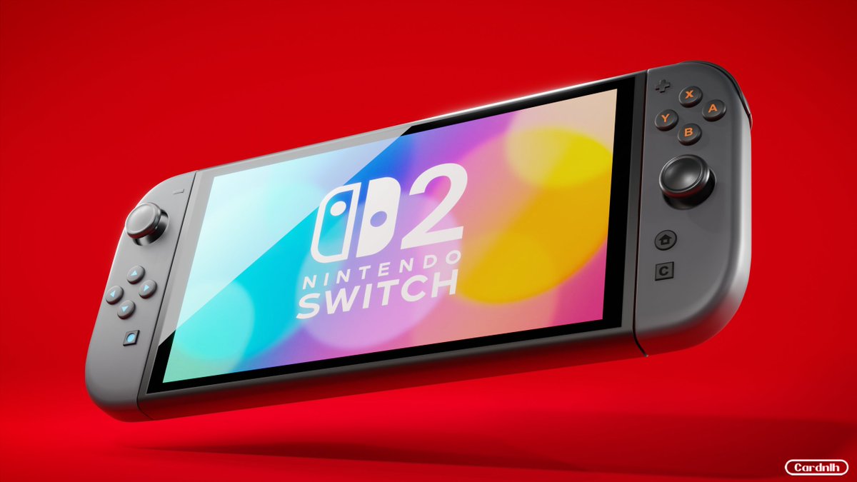 CardnlH's tweet image. Revised Nintendo Switch 2 Concept #NintendoSwitch2 #Nintendo