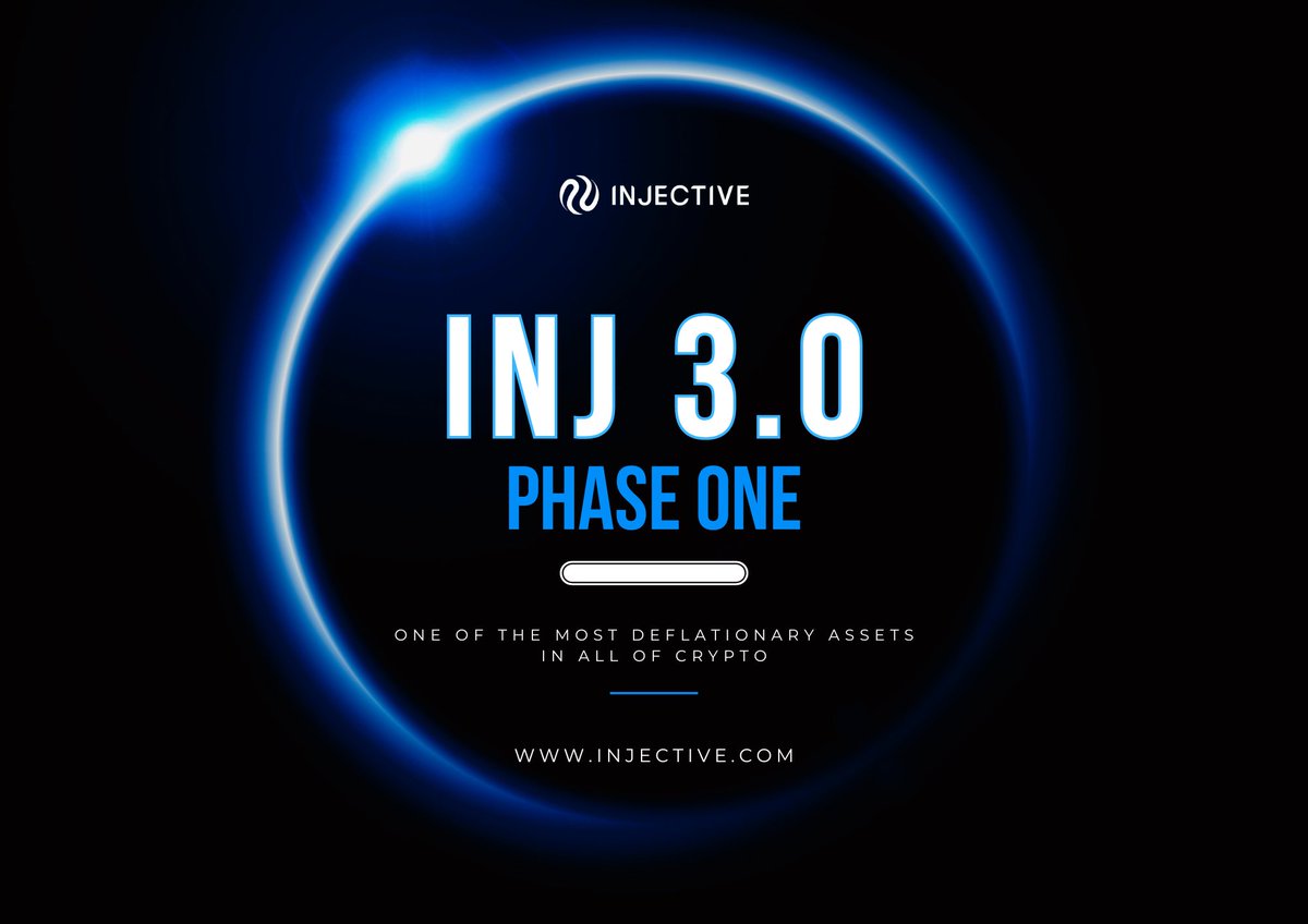 CryptosR_Us's tweet photo. $INJ to become one of the most deflationary asset over time? 👀

The INJ 3.0 governance proposal has ✅passed with 99.99% of the community voting YES

With this proposal, @injective aims to dramatically reduce $INJ supply via improved token burns, greater staking incentives & simplified mechanisms