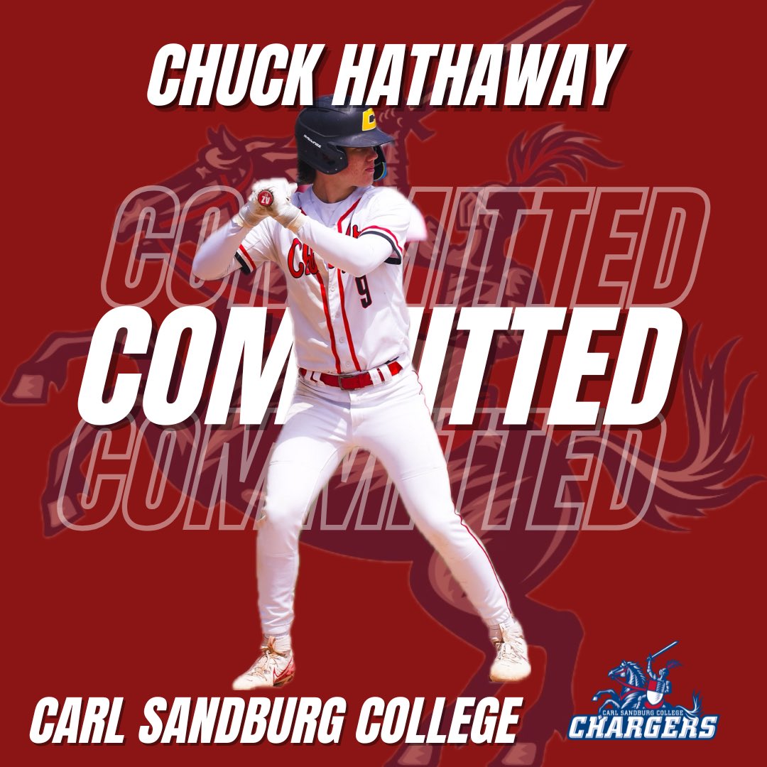 I would like to announce that I will be continuing my academic and athletic career at Carl Sandburg College! Thank you to all of my family, teammates, and coaches who have helped me along this journey! #CHARGEUP