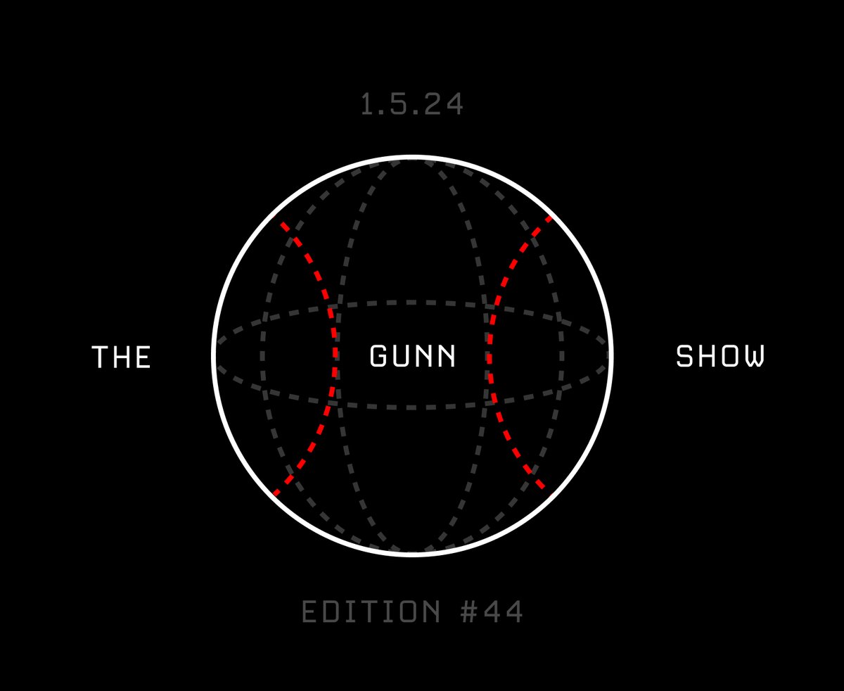CGunn5's tweet photo. The Gunn Show 1.5.24 - Intersections

The 2025+ Gunn Show thesis in a sentence: time tested principles of life through the lens of sport. 
 https://t.co/mcyNKABnp4