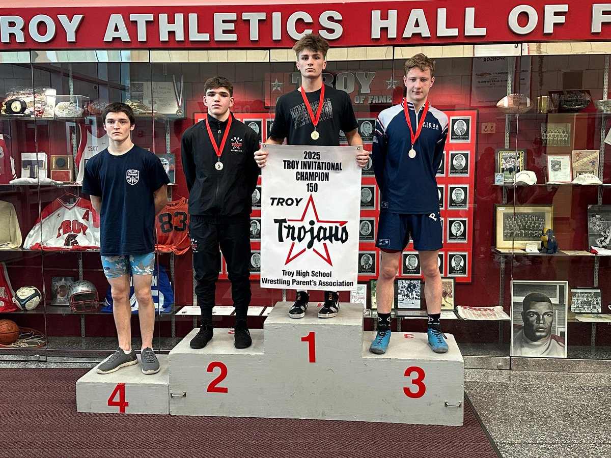 Congratulations Ethan Kirkpatrick on your runner up finish at the Troy Invitational yesterday.