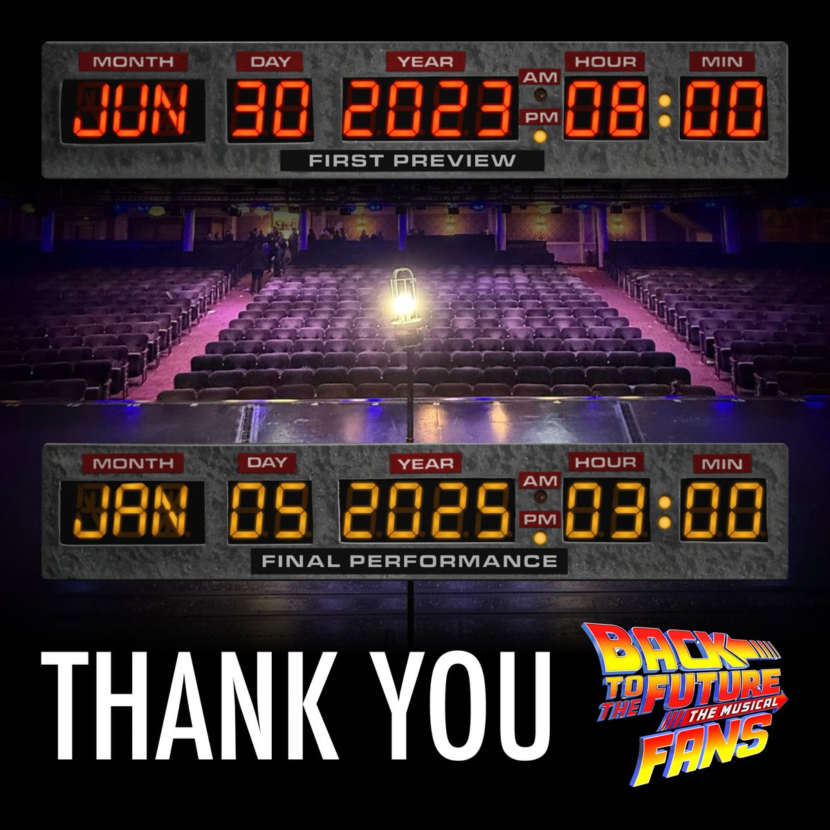 It’s been... educational 💔

The final performance of <a href="/BTTFBway/">Back To The Future Broadway</a> at the Winter Garden Theatre is today 😭

Let’s hear it for the dreamers
who never stop believing…

💙

— Your <a href="/bttfbwayfans/">Back to the Future Broadway Fans</a> team

#bttfbway #bttfbroadway #backtothefuturebroadway #bttf #backtothefuture #broadway