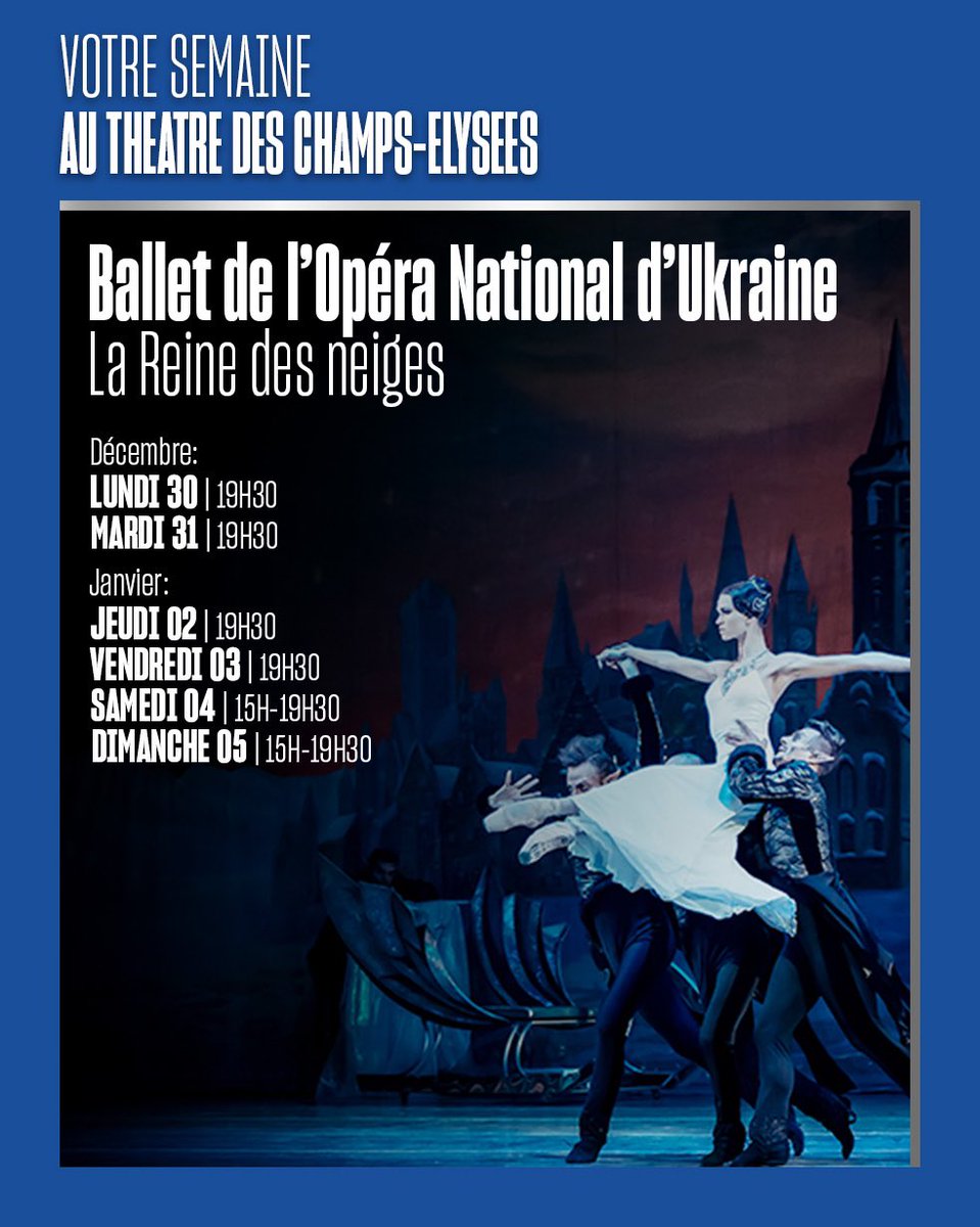 handgs's tweet photo. Bravo 👏 et un grand merci @TCEOPERA de proposer une telle représentation avec le ballet de l’Opera National d’Ukraine 🇺🇦L’année commence admirablement avec cette dynamique 🙏🏻 @SQuatrehomme @caissedesdepots https://t.co/XFzxRCGfFR