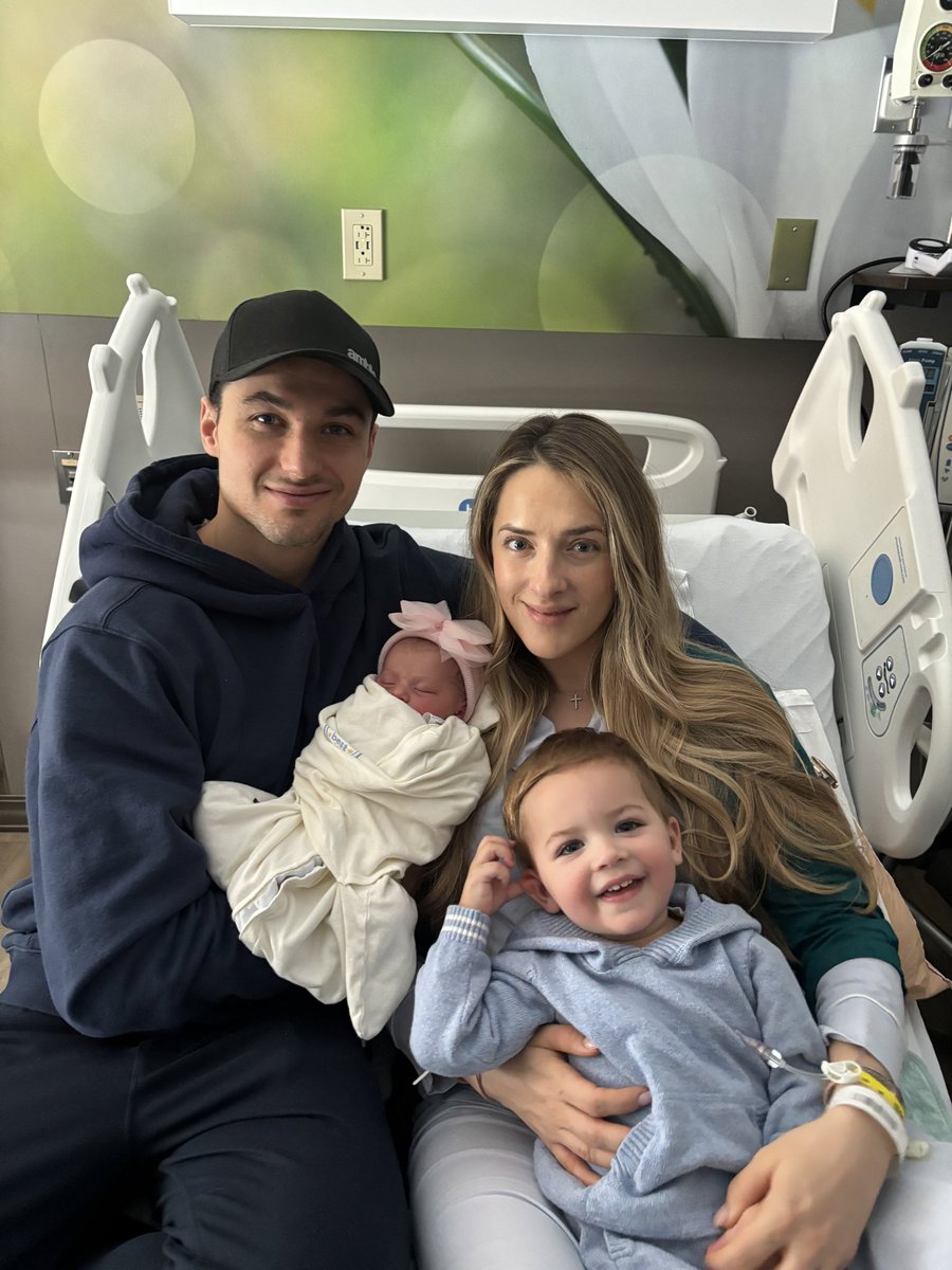 Great start to the New Year! Welcome to the world Lara Grace 1/4/25. Truly a blessing from God. Eric’s excited to be a big brother. Officially a family of 4!