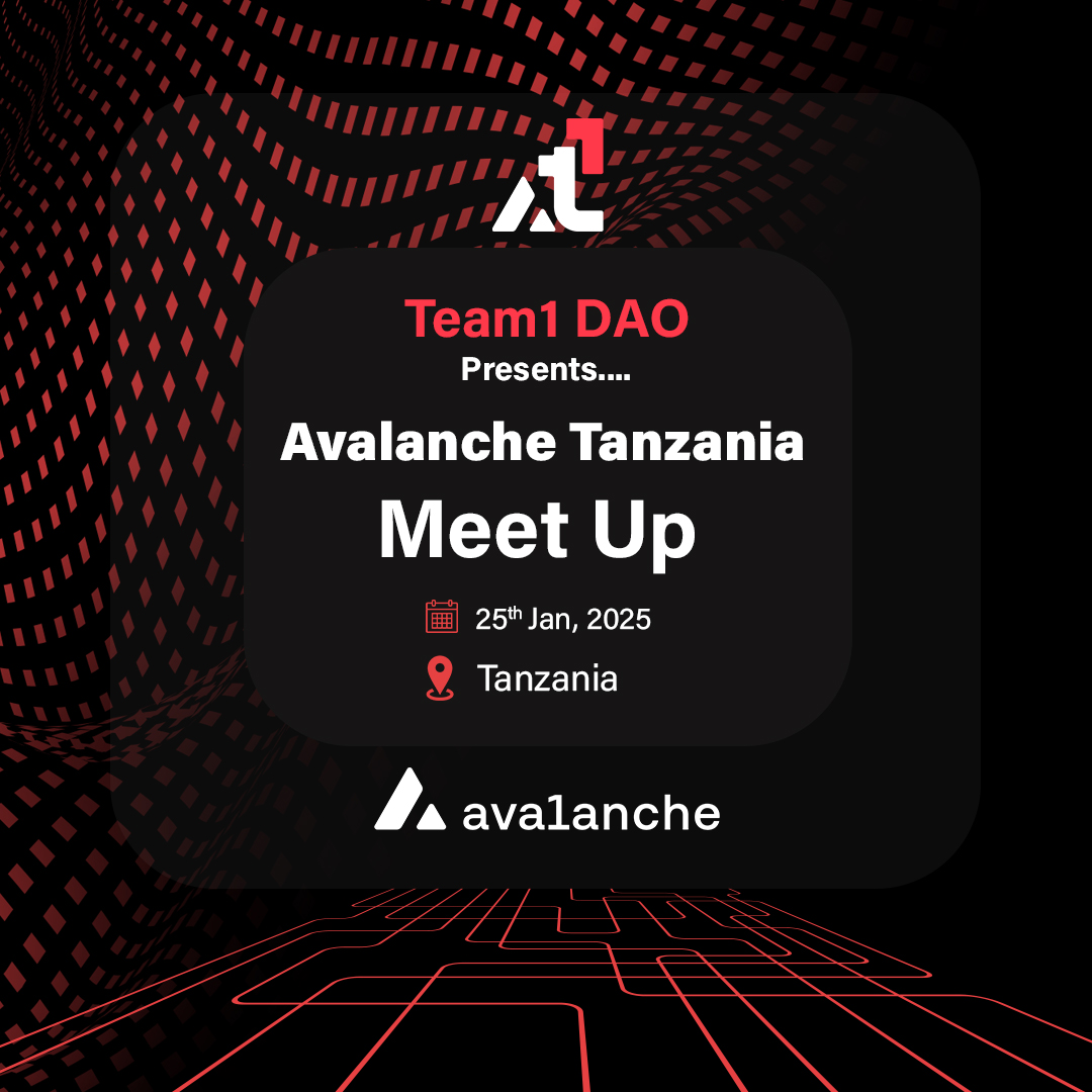 🔺 Avalanche Meetup - Dar es Salaam, Tanzania 🇹🇿

Excited to host our second event in Tanzania. This time at the College of Information &amp; Communication Technologies.

Join us for an introduction to Avalanche and learn how to get started in the ecosystem with <a href="/coreapp/">Core Wallet 🔺</a>, grant