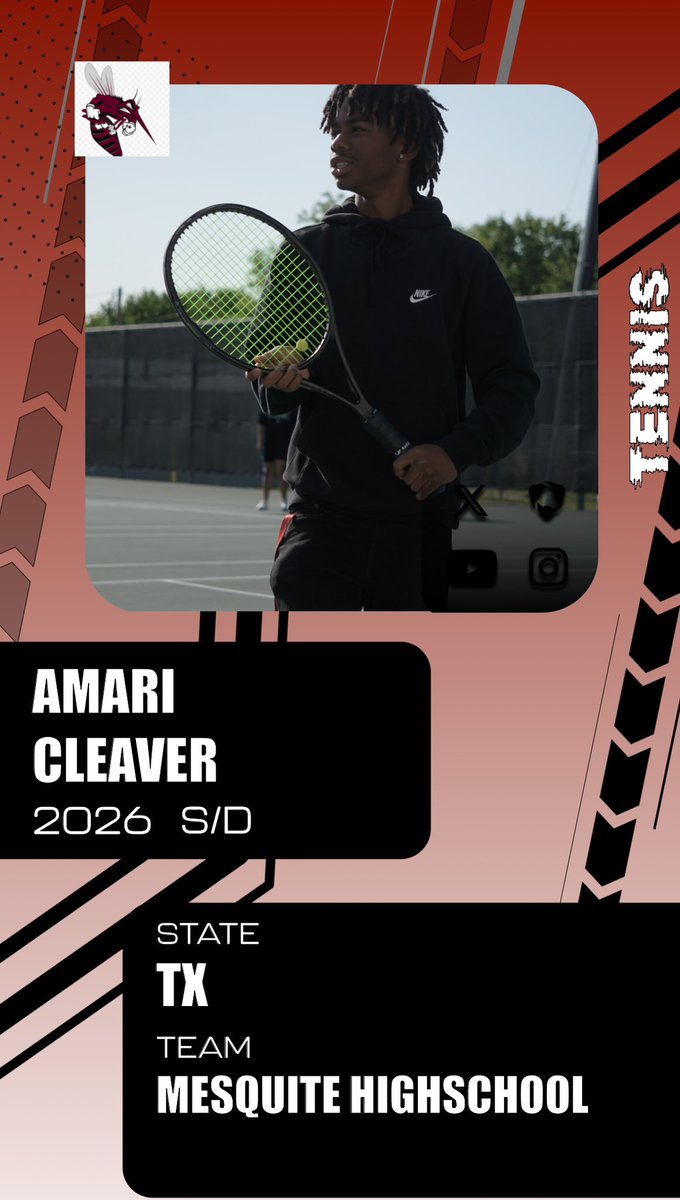 nxt1sports's tweet photo. Big shoutout to @clea1141 🎾⭐️for joining NXT 1! 

Check out his NXT 1 Prospect profile⬇️
https://t.co/SDSkG0q6ia

https://t.co/xSsO60A2sa

#jointhemovement #builtforathletes https://t.co/VzfNjBB3WY