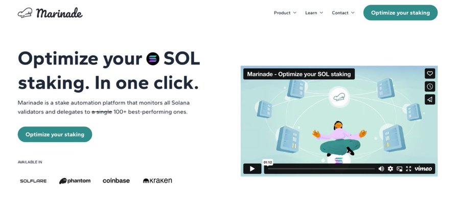 njuddbahis's tweet photo. 🤝 @MarinadeFinance has everything you need for smarter staking.
Full control of your assets — no custody risks. Your  stays $SOL.
- Automatically spread across 100+ top-tier validators for max reliability and decentralization.
-  4+ years of trust and $1.8B TVL.
- Over 10% APY https://t.co/0jEIcwNrvm