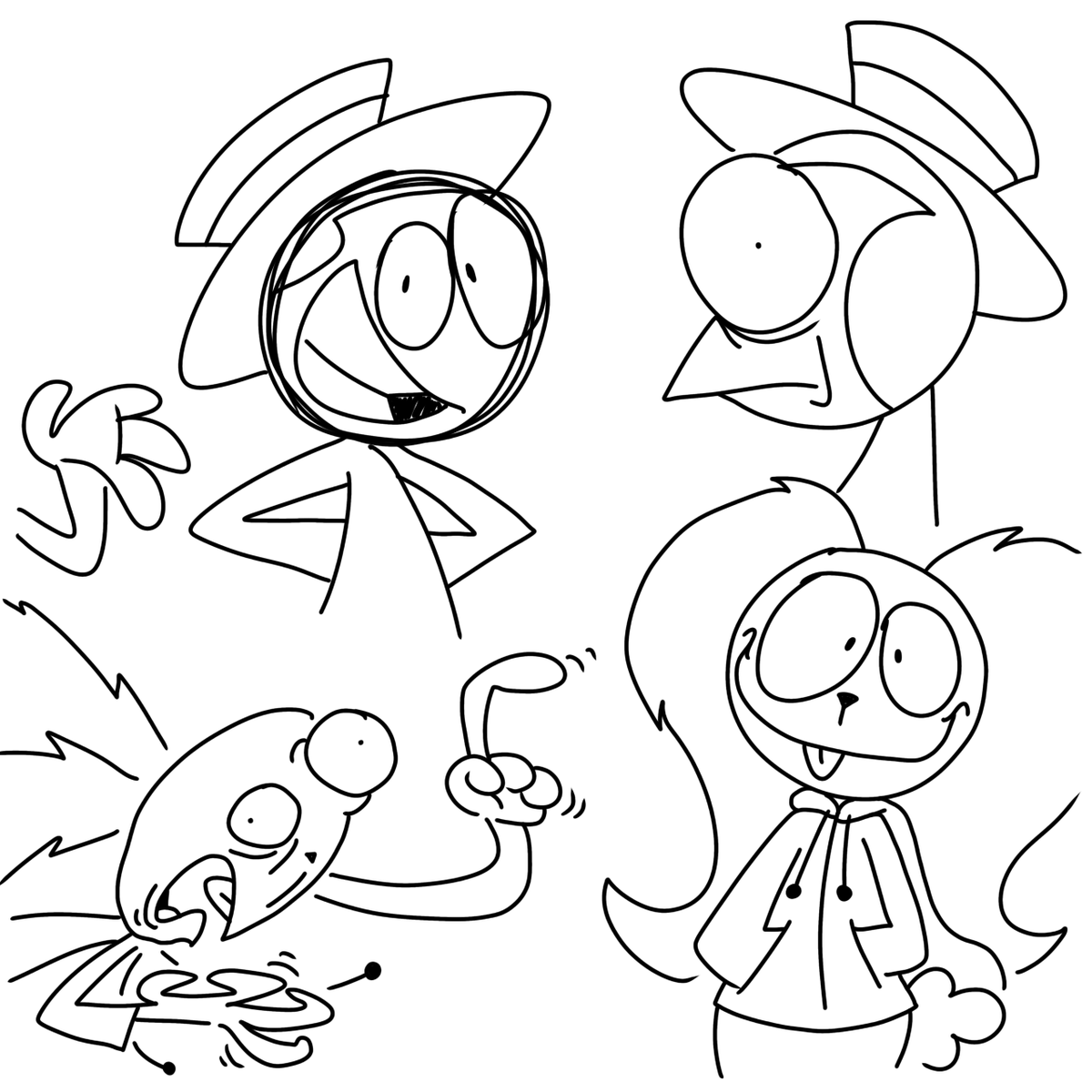 xHatboyandCrewx's tweet photo. hatboy and brook type stuff
#hatboy #brook #art #oc #doodles https://t.co/uLMCPCyrGV