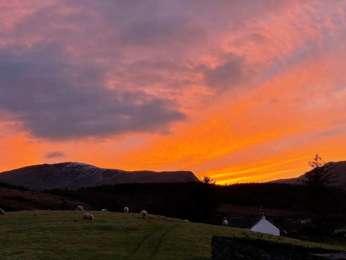 Dul faoi na gréine le coiscéim coiligh na bliana.