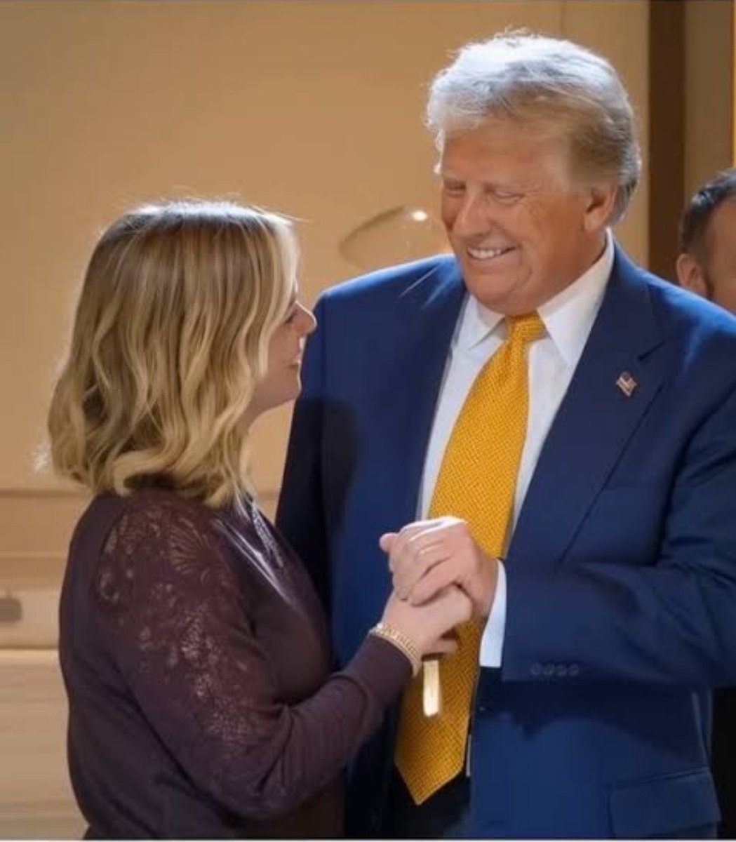 Giorgio Meloni says, Donald Trump is a real fighter, and he is an GREAT President!! 
Drop a❤ if you agree!!!